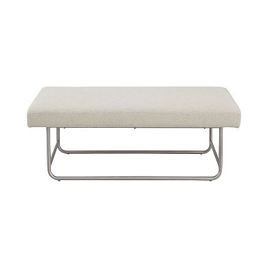 Martha Stewart Eve Upholstered Accent Bench