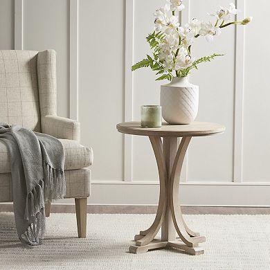 Martha Stewart Fatima Round Accent End Table