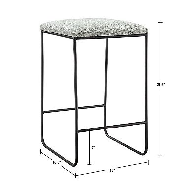 Martha Stewart Hastings Upholstered Counter Stool