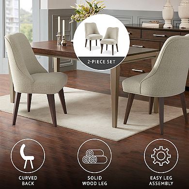 Martha Stewart Holls Upholstered Dining Chair 2-piece Set