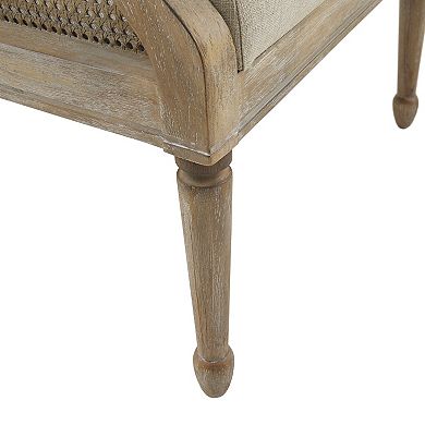Martha Stewart Isla Transitional Upholstered Accent Chair