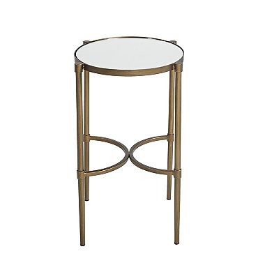 Martha Stewart Lia Oval Mirror End Table