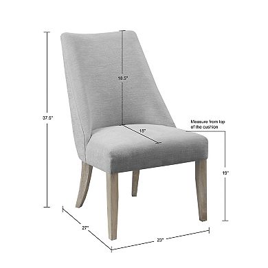 Martha Stewart Winfield Upholstered Dining Chair 2-piece Set
