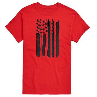 Big & Tall Glitched Freedom Tee