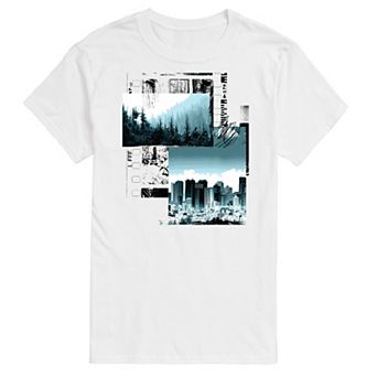 Big & Tall Grungescape Tee