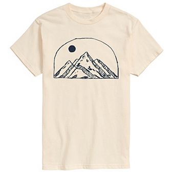 Big & Tall Mountain Sketch Tee