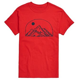 Big & Tall Mountain Sketch Tee