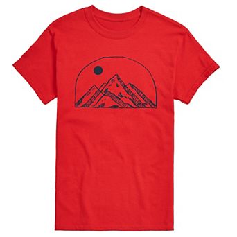 Big & Tall Mountain Sketch Tee
