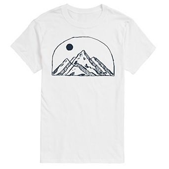 Big & Tall Mountain Sketch Tee