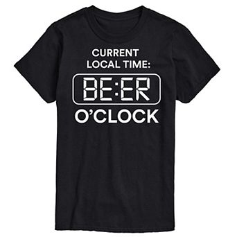 Big & Tall Beer Oclock Tee