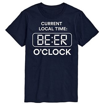 Big & Tall Beer Oclock Tee