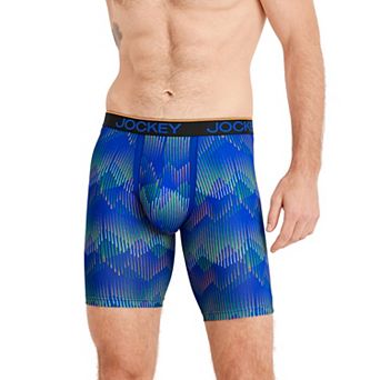 Men's Jockey® 3-Pack Chafe-Proof Pouch Microfiber 8.5" Long Leg Boxer Briefs