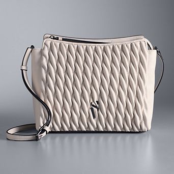 Simply Vera Vera Wang Cara Logo Crossbody Bag