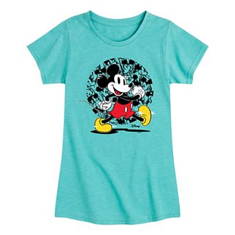 Disney's Mickie Mouse Girls 7-16 Mouse Glitch Graphic Tee