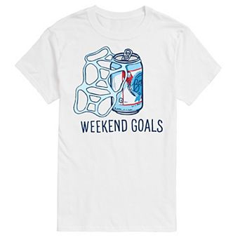 Big & Tall "Weekend Goals" Graphic Tee