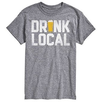 Big & Tall "Drink Local" Graphic Tee