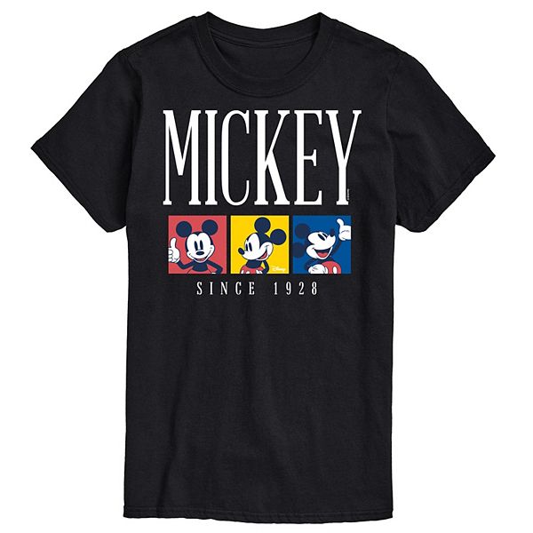 Disney's Mickey Mouse Big & Tall Color Block Graphic Tee