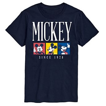 Disney's Mickey Mouse Big & Tall Color Block Graphic Tee