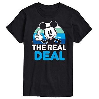 Disney's Mickey Mouse Big & Tall Real Deal Graphic Tee