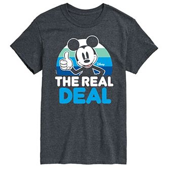 Disney's Mickey Mouse Big & Tall Real Deal Graphic Tee