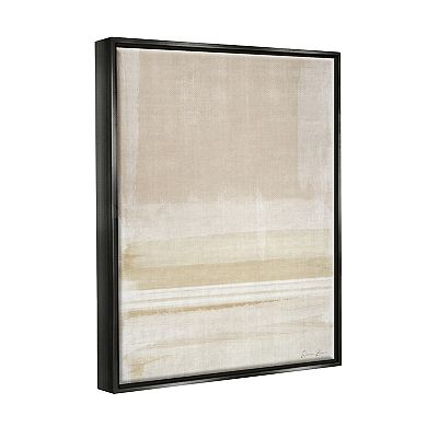 Stupell Home Decor Abstract Neutral Landscape Framed Wall Art