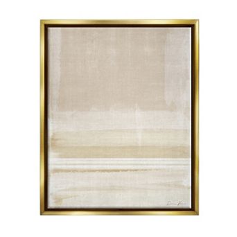 Stupell Home Decor Abstract Neutral Landscape Wall Art - Gold-Tone Frame