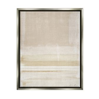 Stupell Home Decor Abstract Neutral Landscape Wall Art - Silver-Tone Frame