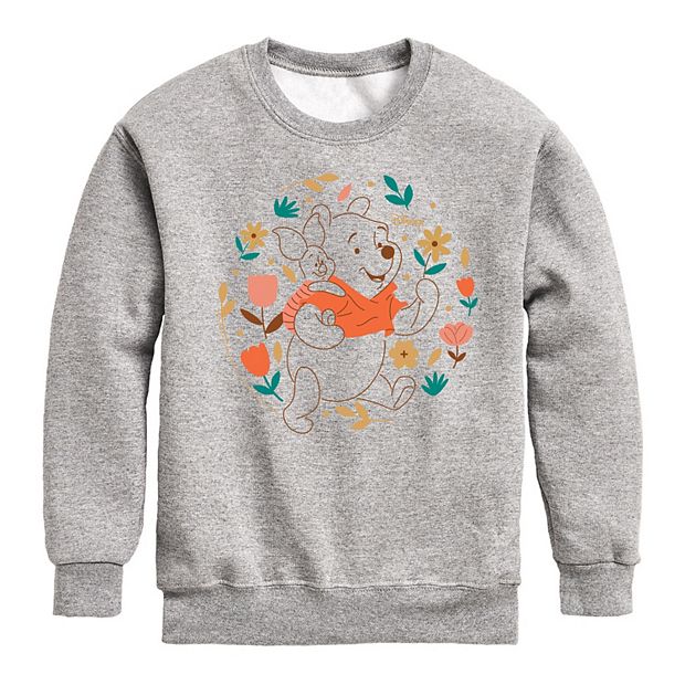 Disney s Winnie The Pooh Boys 8 20 Flowers Fleece Sweatshirt