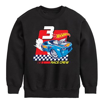 Boys 8-20 Hot Wheels Race Crew 3 Fleece Sweatshirt