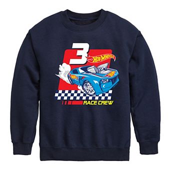 Boys 8-20 Hot Wheels Race Crew 3 Fleece Sweatshirt