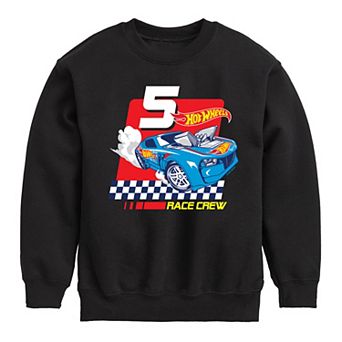 Boys 8-20 Hot Wheels Race Crew 5 Fleece Sweatshirt