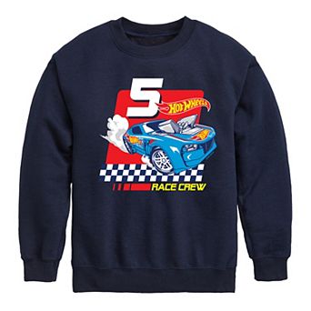 Boys 8-20 Hot Wheels Race Crew 5 Fleece Sweatshirt