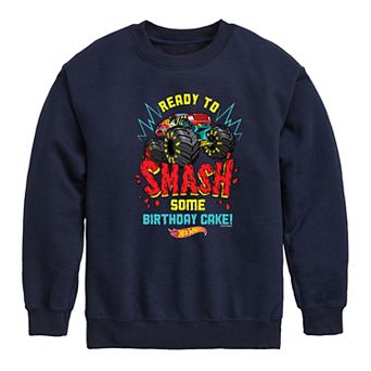 Boys 8-20 Hot Wheels Birthday Cake Fleece Sweatshirt