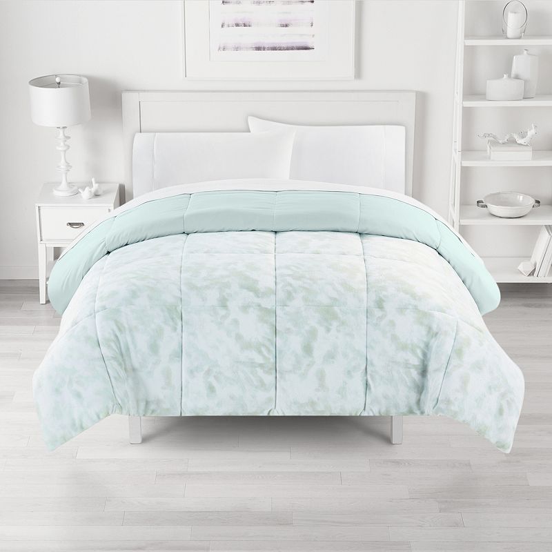 The Big One Down-Alternative Reversible Comforter, White, Twin