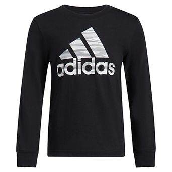 Boys 4-7 adidas Future Camo Logo Long Sleeve Graphic Tee