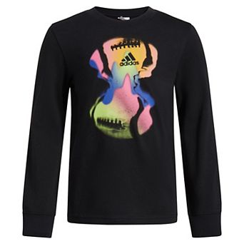 Boys 4-7 adidas Colorful Footballs Long Sleeve Graphic Tee