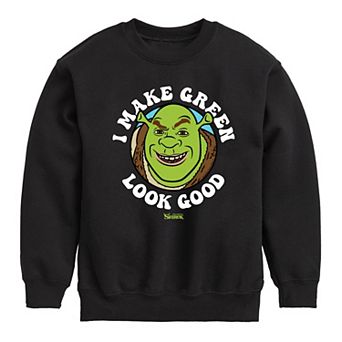 Boys 8-20 Shrek Make Green Look Good Crew Fleece Sweatshirt