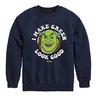 Boys 8-20 Shrek Make Green Look Good Crew Fleece Sweatshirt