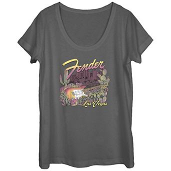 Juniors' Fender Las Vegas Graphic Tee