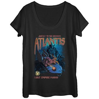 Juniors' Disney Atlantis Journey To The Unknown Tee