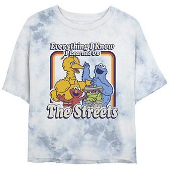 Juniors' Sesame Street Everything I Know Tee