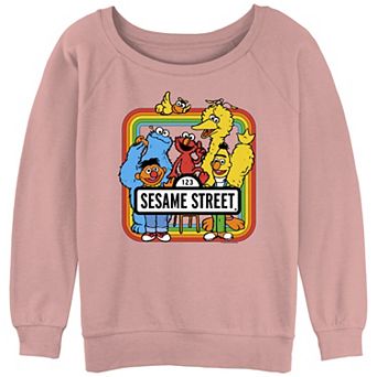 Juniors' Sesame Street Elmo Big Bird Bert Ernie Cookie Monster Slouchy Terry
