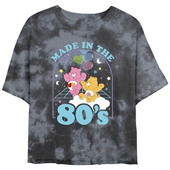 Juniors' Care Bears Eighties Made Cropped Graphic Tee