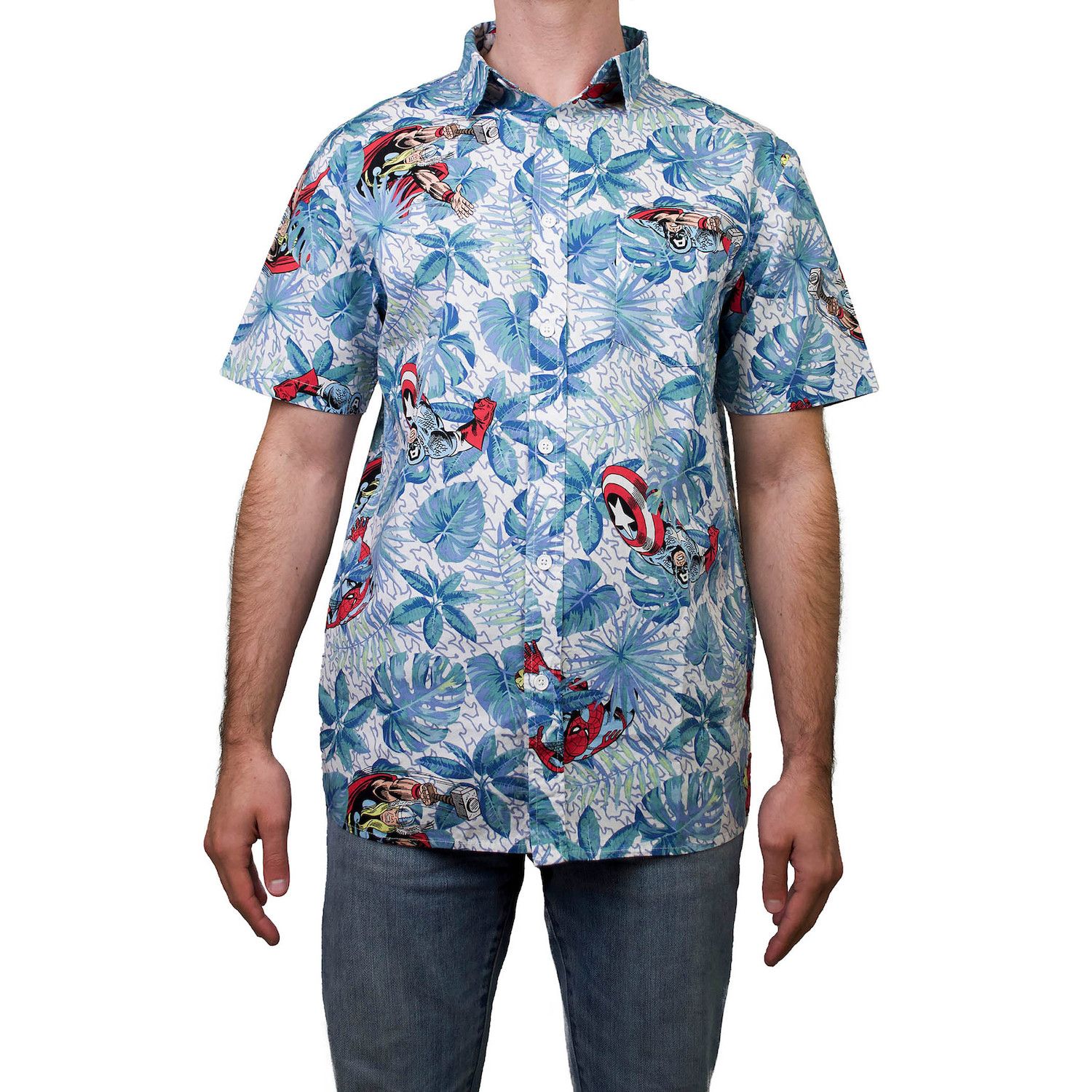 Men's Reyn Spooner Navy Atlanta Braves Aloha Button-Down Shirt