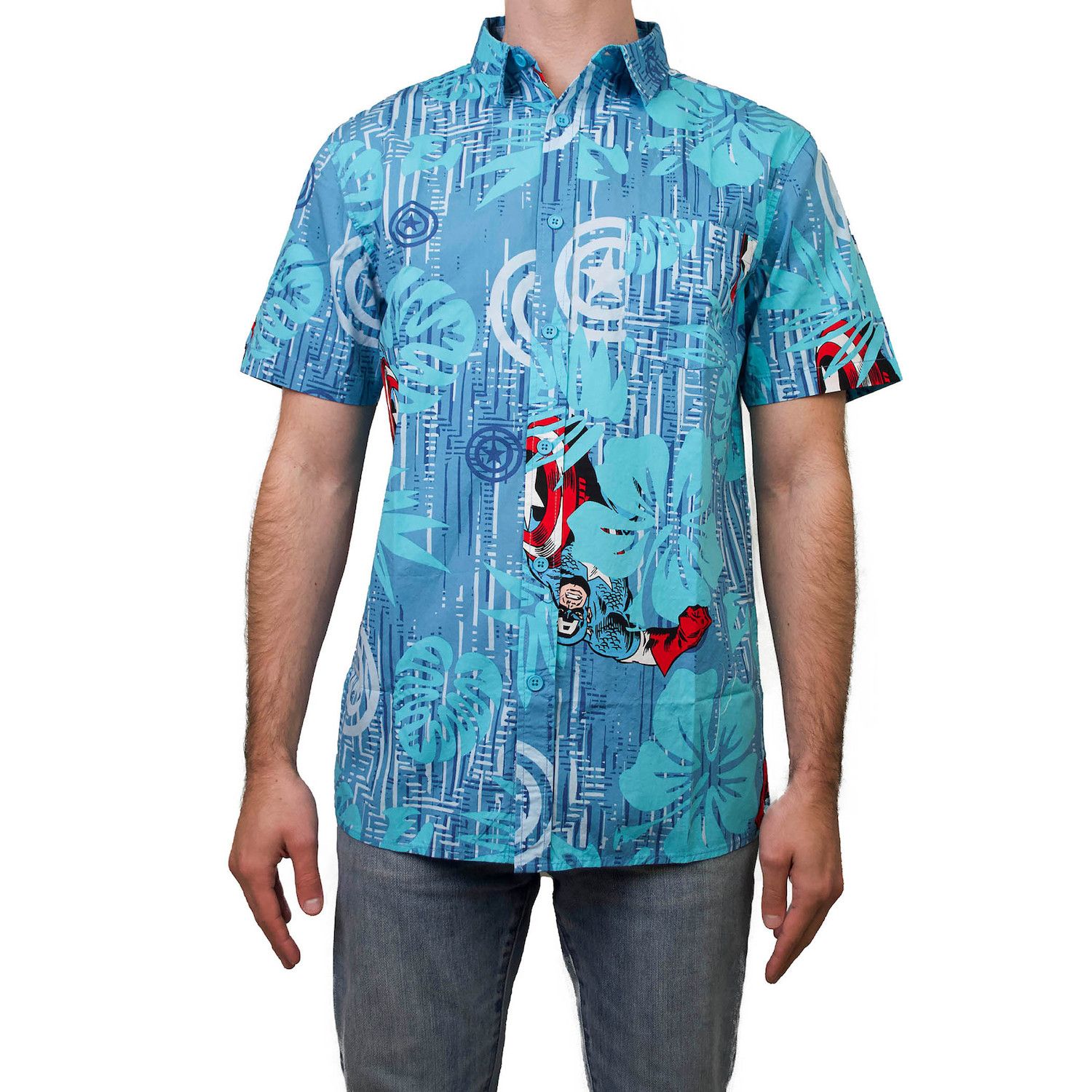 Men's Reyn Spooner Navy Atlanta Braves Aloha Button-Down Shirt