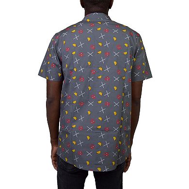 Men's Deadpool Katana Taco Button Up