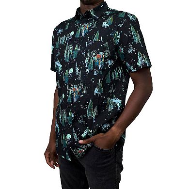 Men's Harry Potter Forbidden Forest Button Up