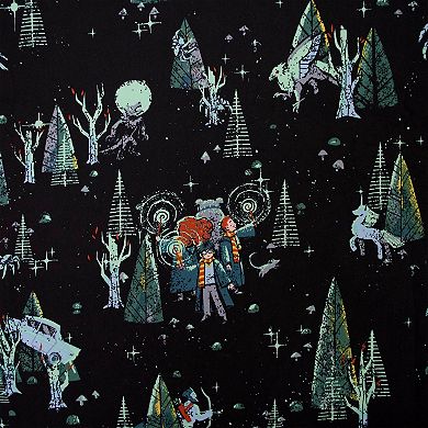 Men's Harry Potter Forbidden Forest Button Up