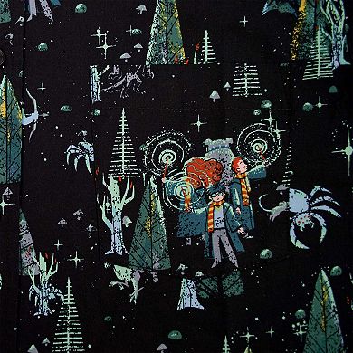 Men's Harry Potter Forbidden Forest Button Up