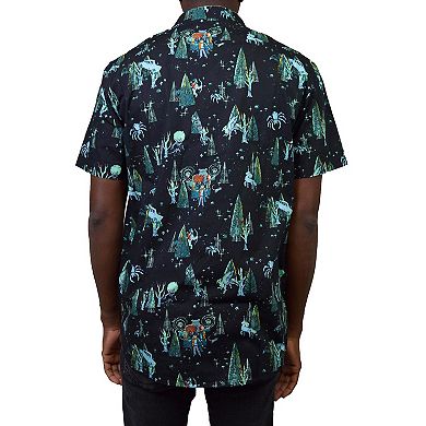 Men's Harry Potter Forbidden Forest Button Up